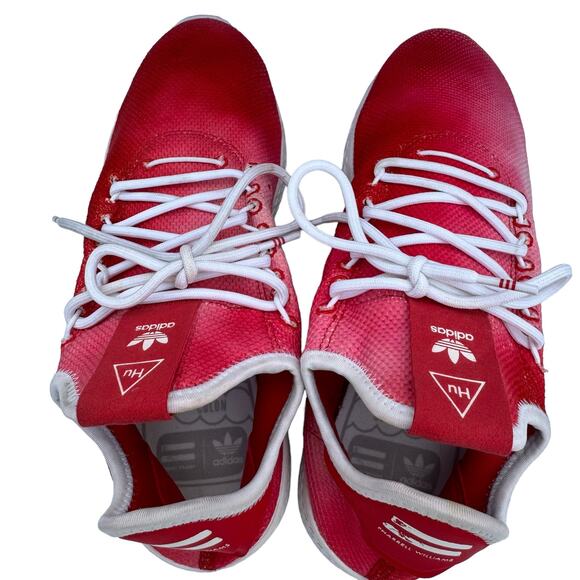 Adidas x Pharrell Williams Tennis Hu Holi Men\'s Scarlet Red Ombre Mesh Sneakers main image 6